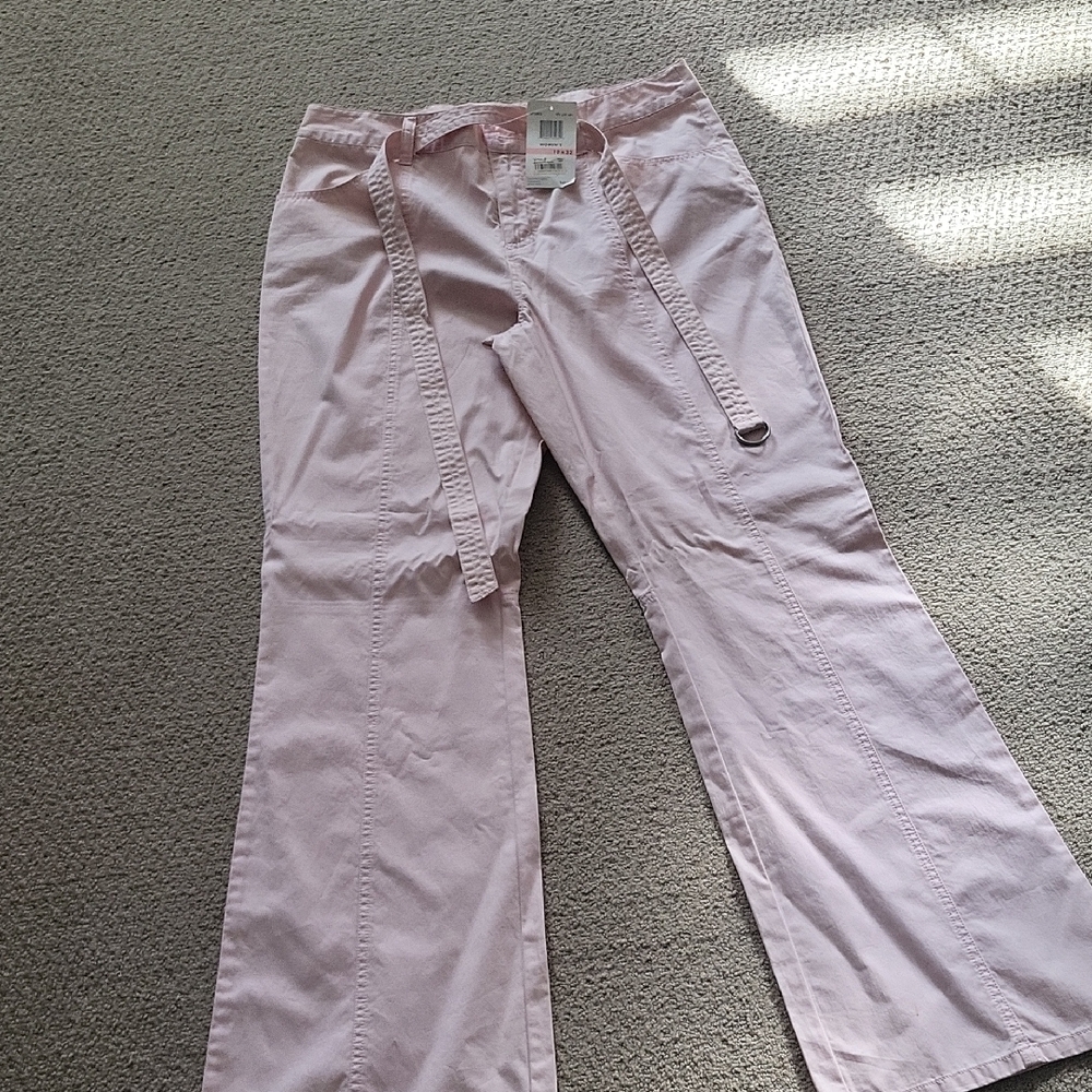 Calvin Klien Light Pink Wide-Leg Pants Size 10